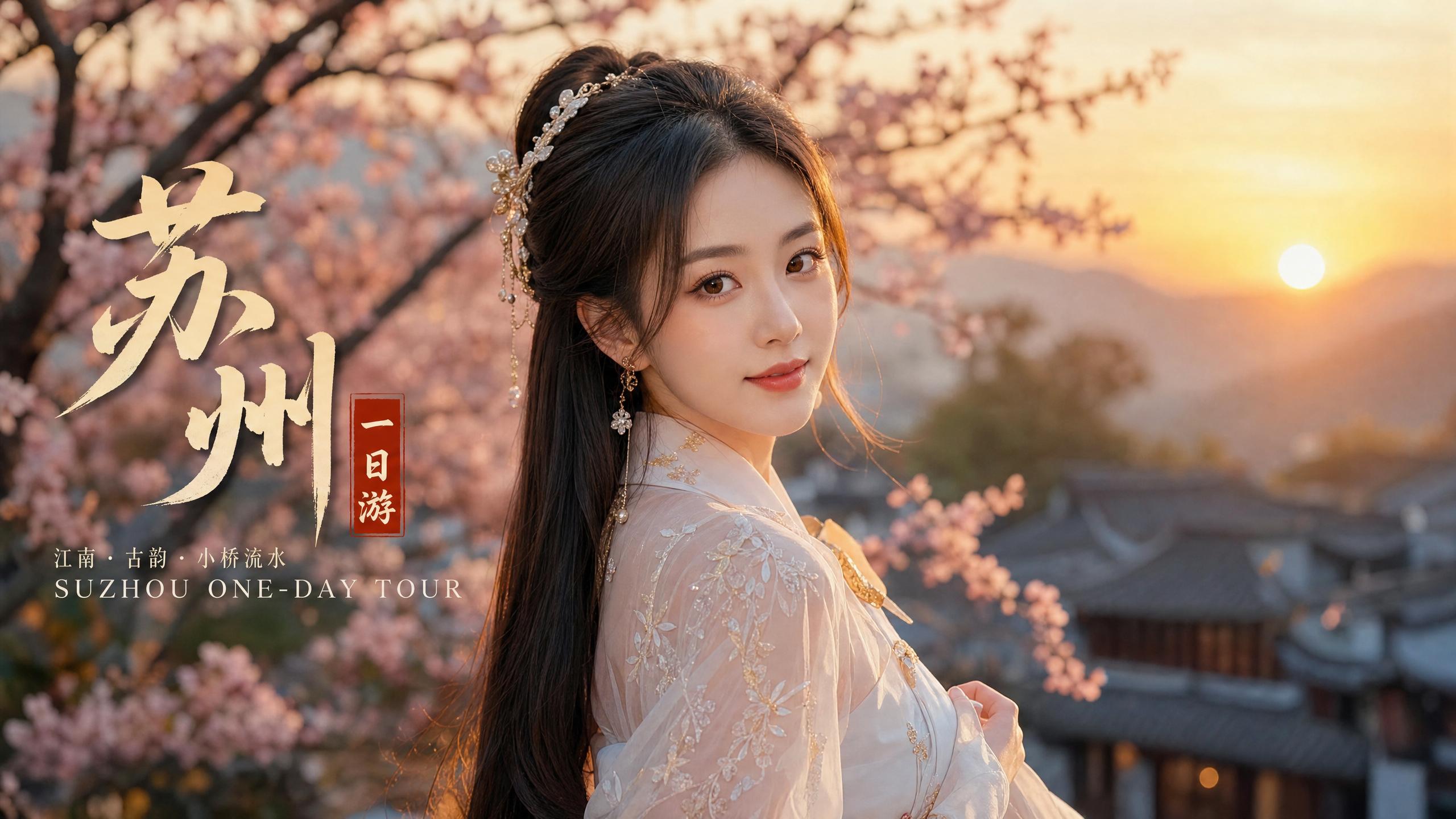 熟女人妻-熟女人妻视频演示：江南春日写真·汉服与樱花的邂逅